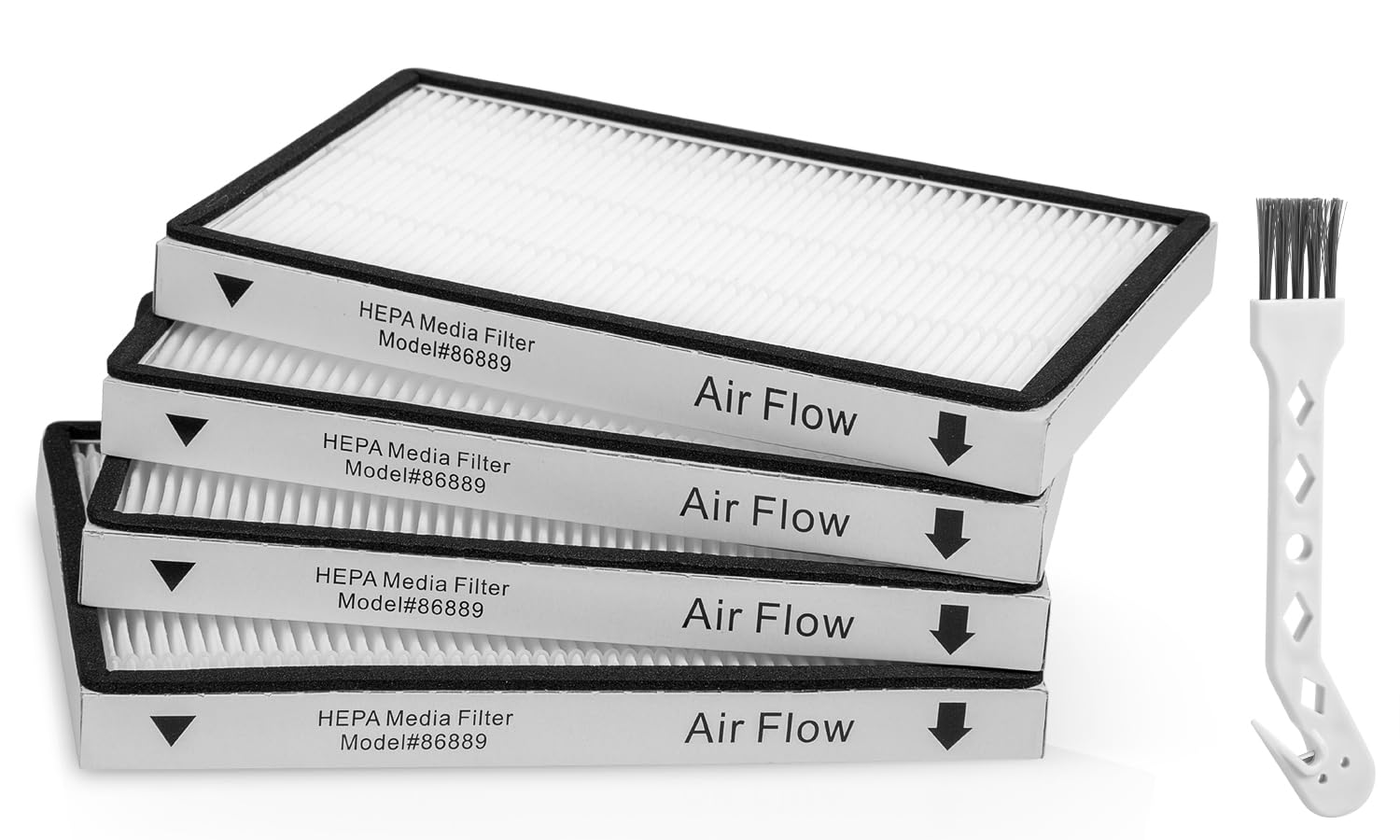 53295 Ef 1 Hepa Media Filter For Kenmore 86889, 20 86889, 40324, 53295 Exhaust Air Filter For Upright And Canister Vacuums Clean