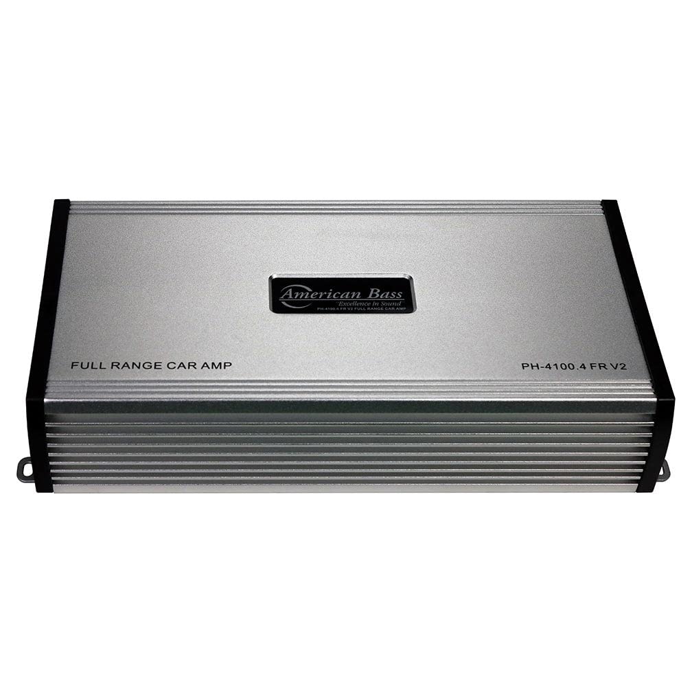 American Bass Ph41004Frv2 Amp 4 Channel 2 Ohm Stable 480 Watts