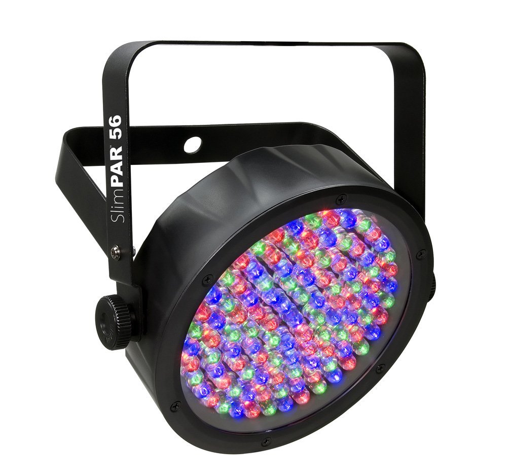Chauvet Dj Slimpar 56 Led Par Can Wash Light W/Built In And Sound Activated Modes , Black