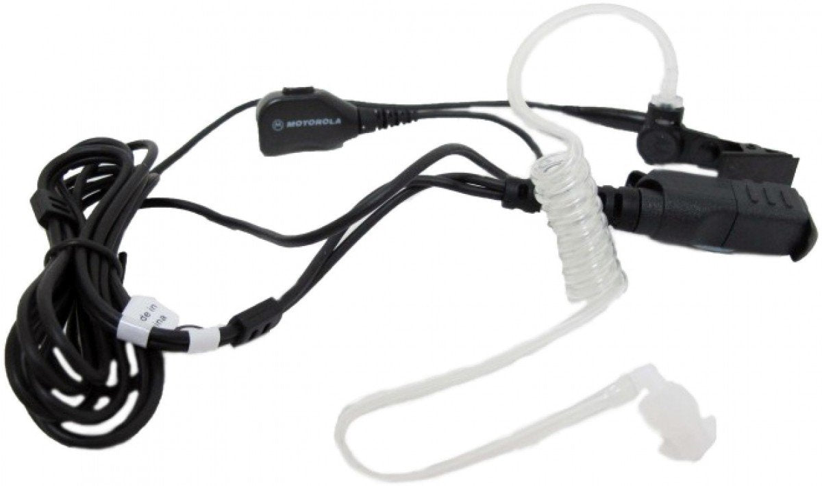 Motorola PMLN7269A Motorola Original PMLN7269 2-Wire Surveillance Kit with Quick Disconnect Black - Compatible with XPR3300 and 