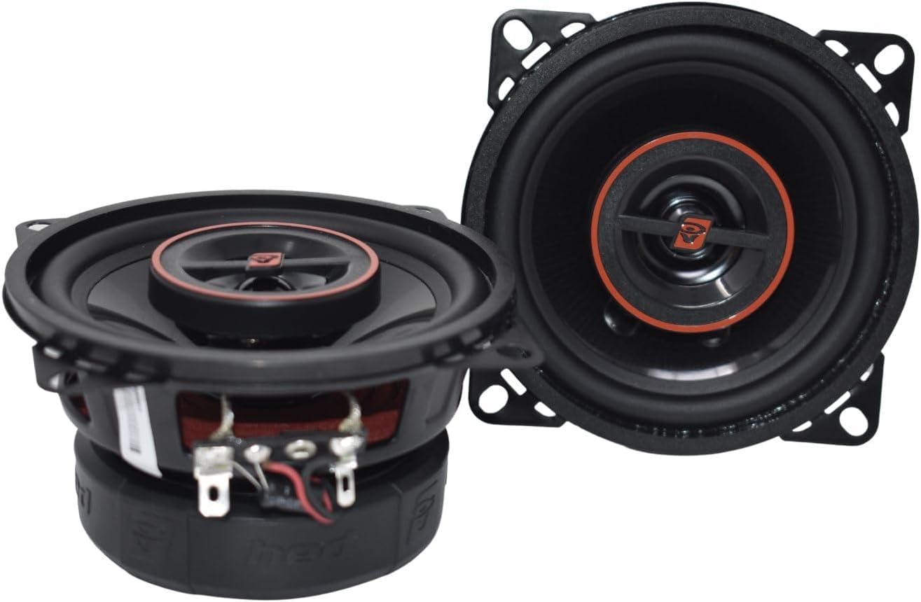 CERWIN-Vega Mobile H740 HED(R) Series 2-Way Coaxial Speakers (4, 275 Watts max), Black