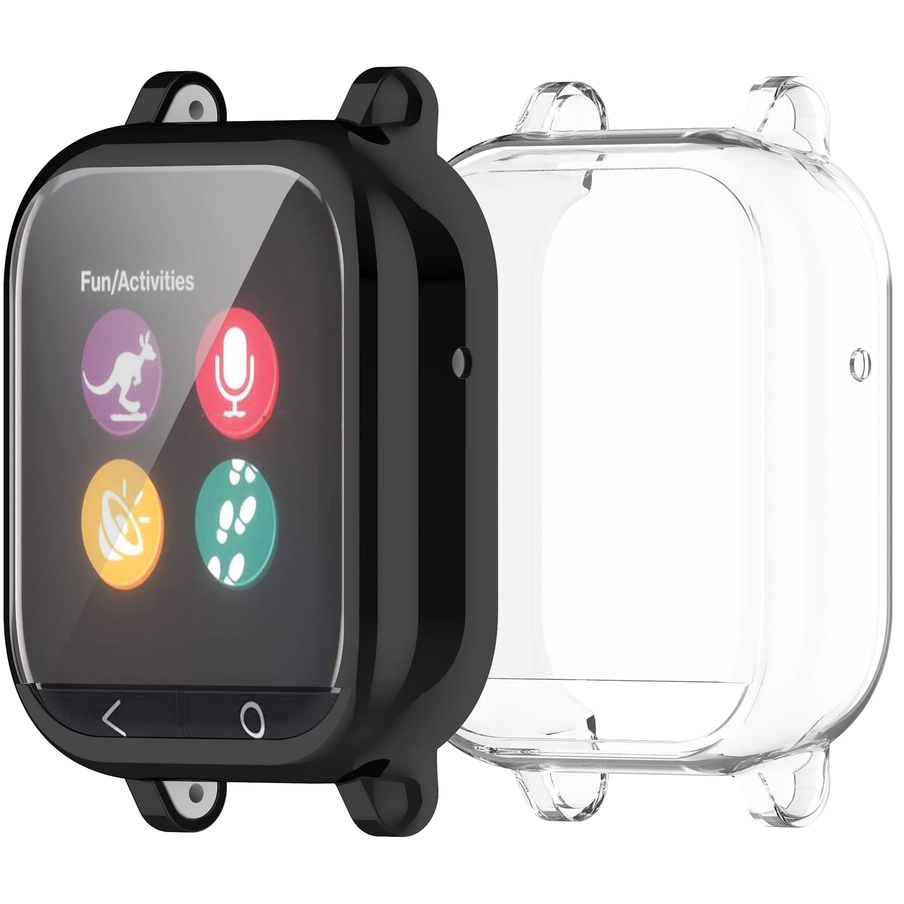 Cover Compatible With Gizmo Watch Soft Tpu Plated Bumperprotector Case Shock Proof Anti Scratch Protective Shell For Gizmo Watch