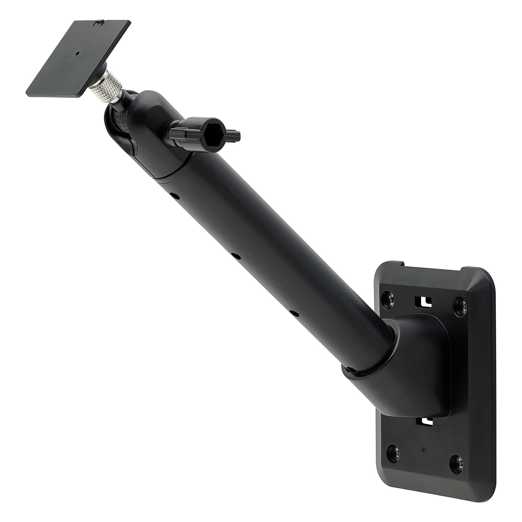 Holicfun Universal Solar Panel Wall Mount For Ring, Eufy, Arlo, Wyze, Reolink Solar Panels And More, Extended Mounting Arm, Mult