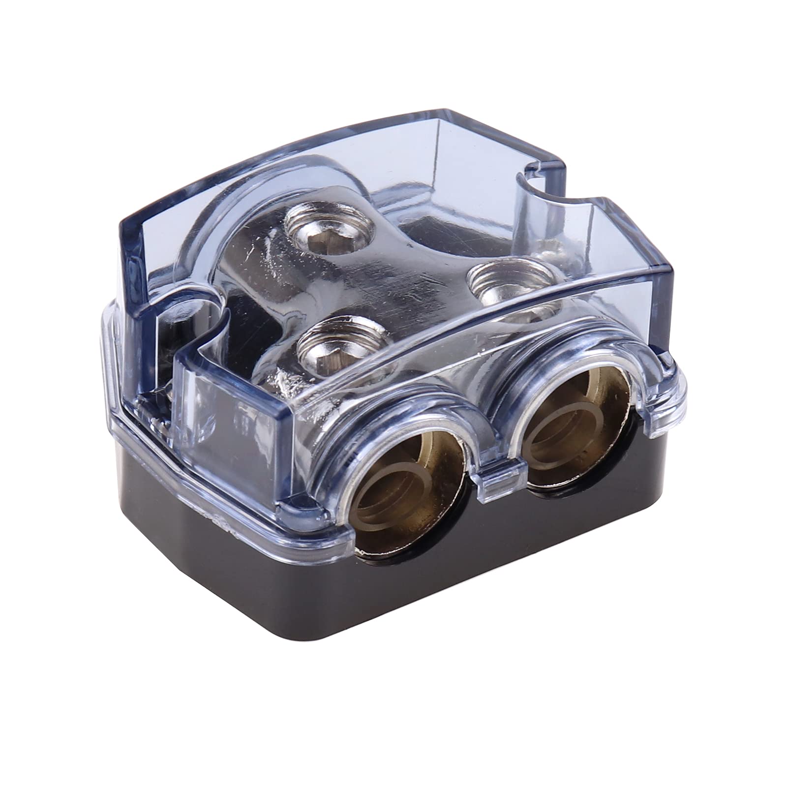 Bumbesti 2 Way 0/2/4 Gauge In 0/2/4 Gauge Out Amp Power Distribution Block For Car Audio Splitter (2Pack)