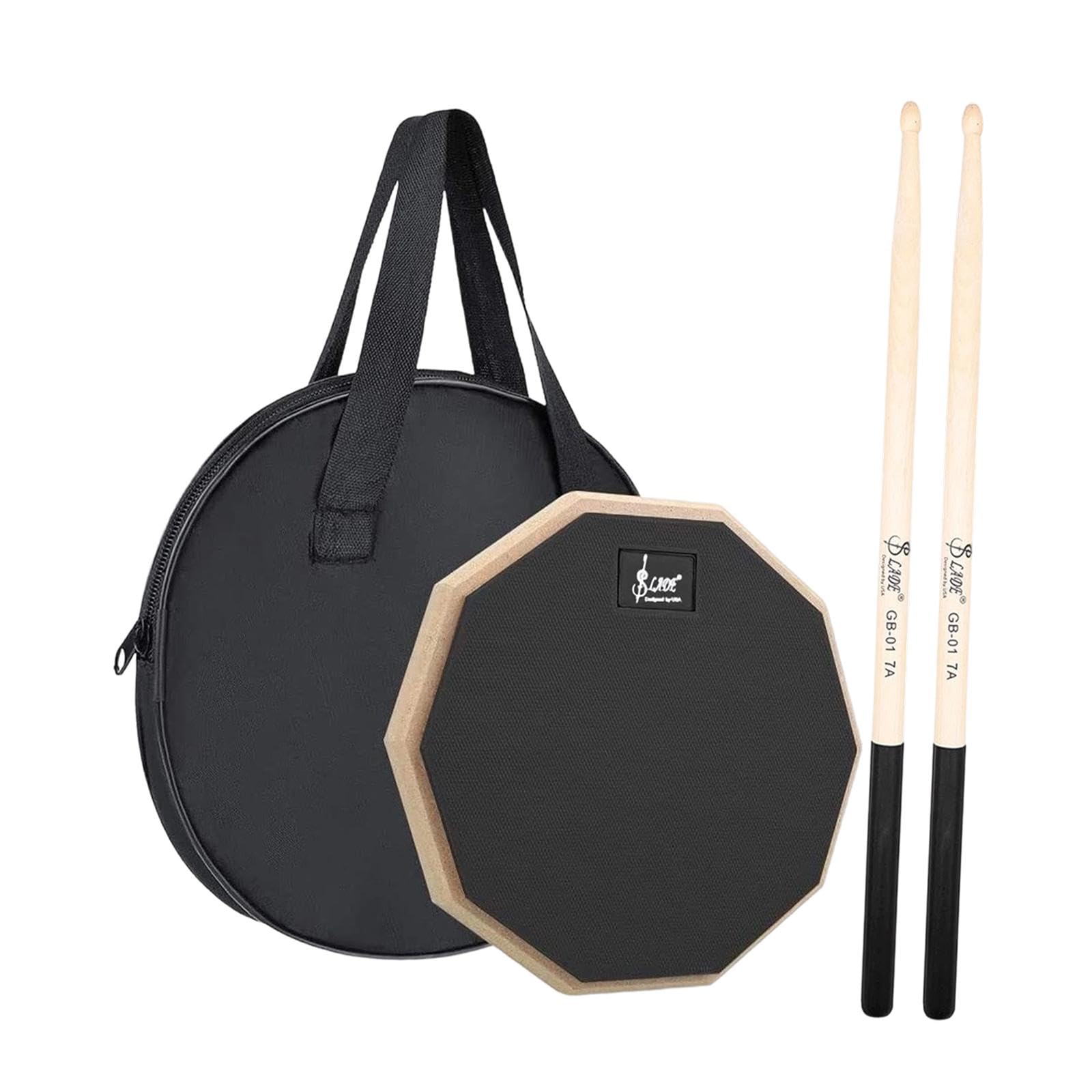 Styleheaven Practice Drum Pad Anti Slip Noise Reduction For Drummers Jazz Drums Beginner|Musical Instruments & Gear | Percussion