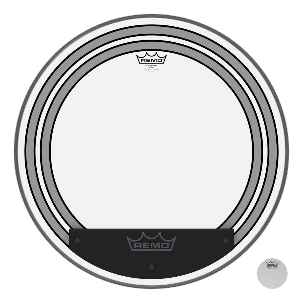 Remo Powersonic Clear Bass Drumhead, 22'
