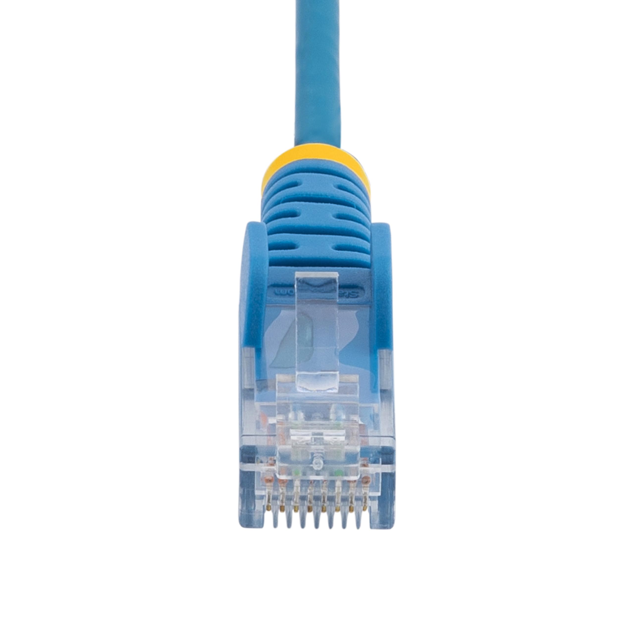 Startech.Com 10 Ft Cat6 Cable   Slim Cat6 Patch Cord   Blue Snagless Rj45 Connectors   Gigabit Ethernet Cable   28 Awg   Lszh (N