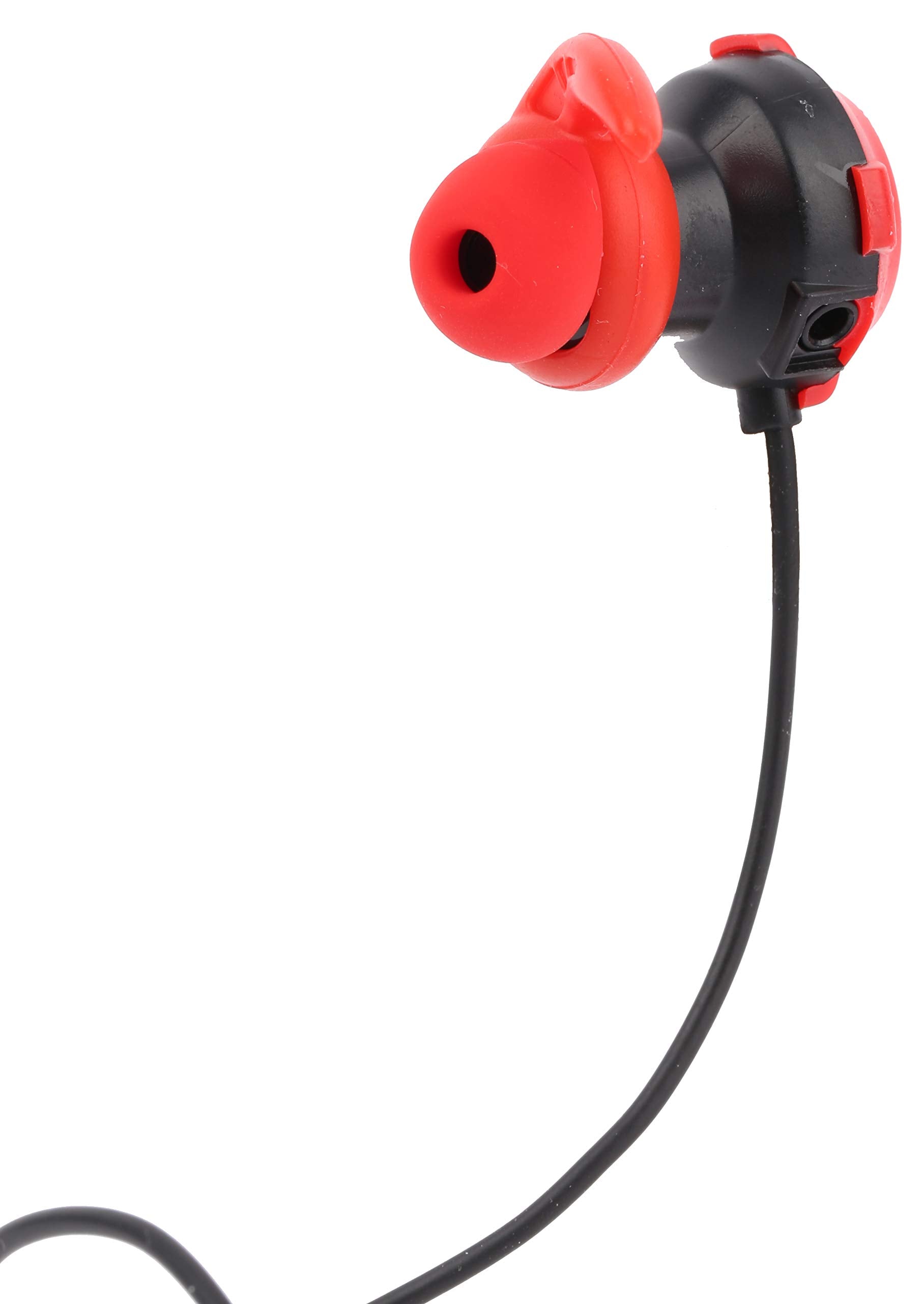 Lvlup Lu701 Red Gaming Earbuds With Removable Microphone (Red)
