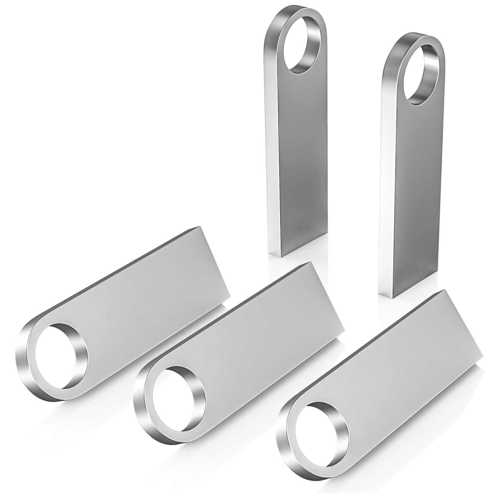 Ablaze 64Gb Usb Flash Drive 5 Pack, Metal Flash Drive Usb 2.0 Thumb Drives With Keychains Usb Stick 64Gb Usb Drive Pendrive