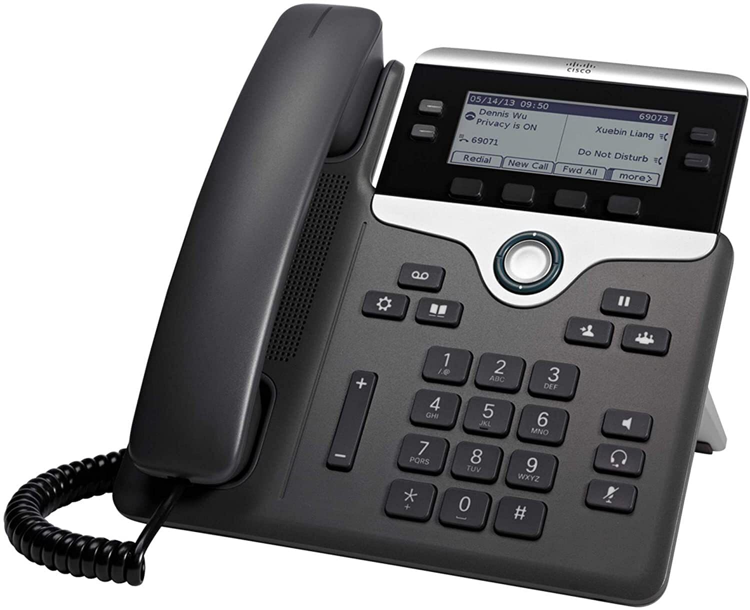 Cisco Ip Phone 7841 With Multi Platform Phone Firmware, 3.5 Inch Grayscale Display, Class 1 Poe, Supports 4 Lines (Cp 7841 3Pw N
