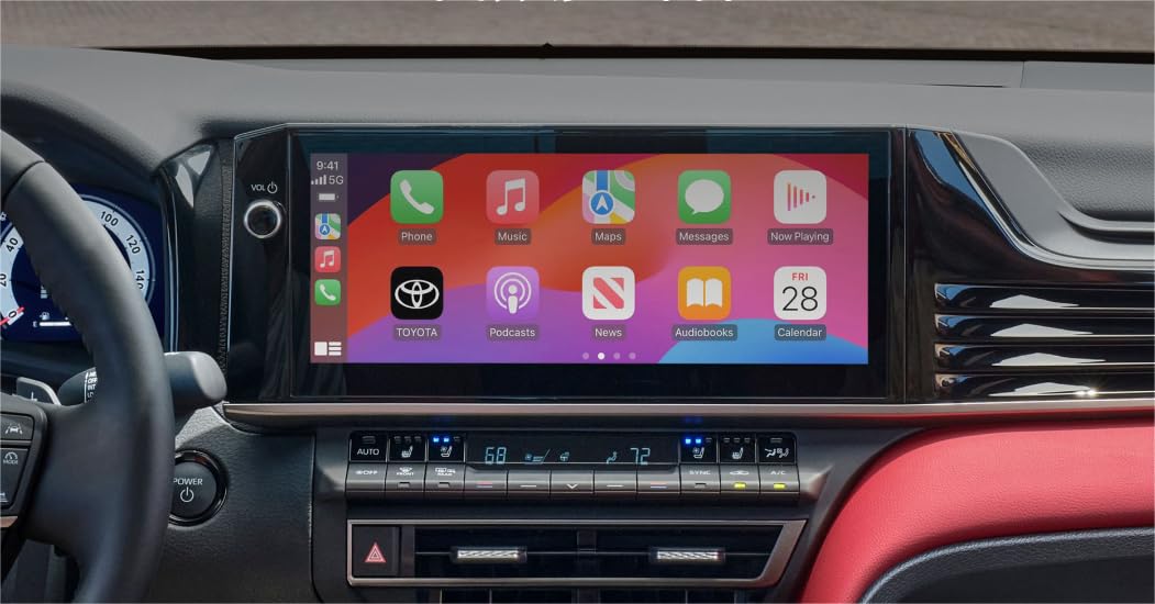 Sxcy For 2025 Toyota Camry Accessories 2025 Toyota Camry Screen Protector [Xle Xse] 12.3 Inch 2025 Camry Hybrid Touch Screen Protector[2Pcs 4H Nano]