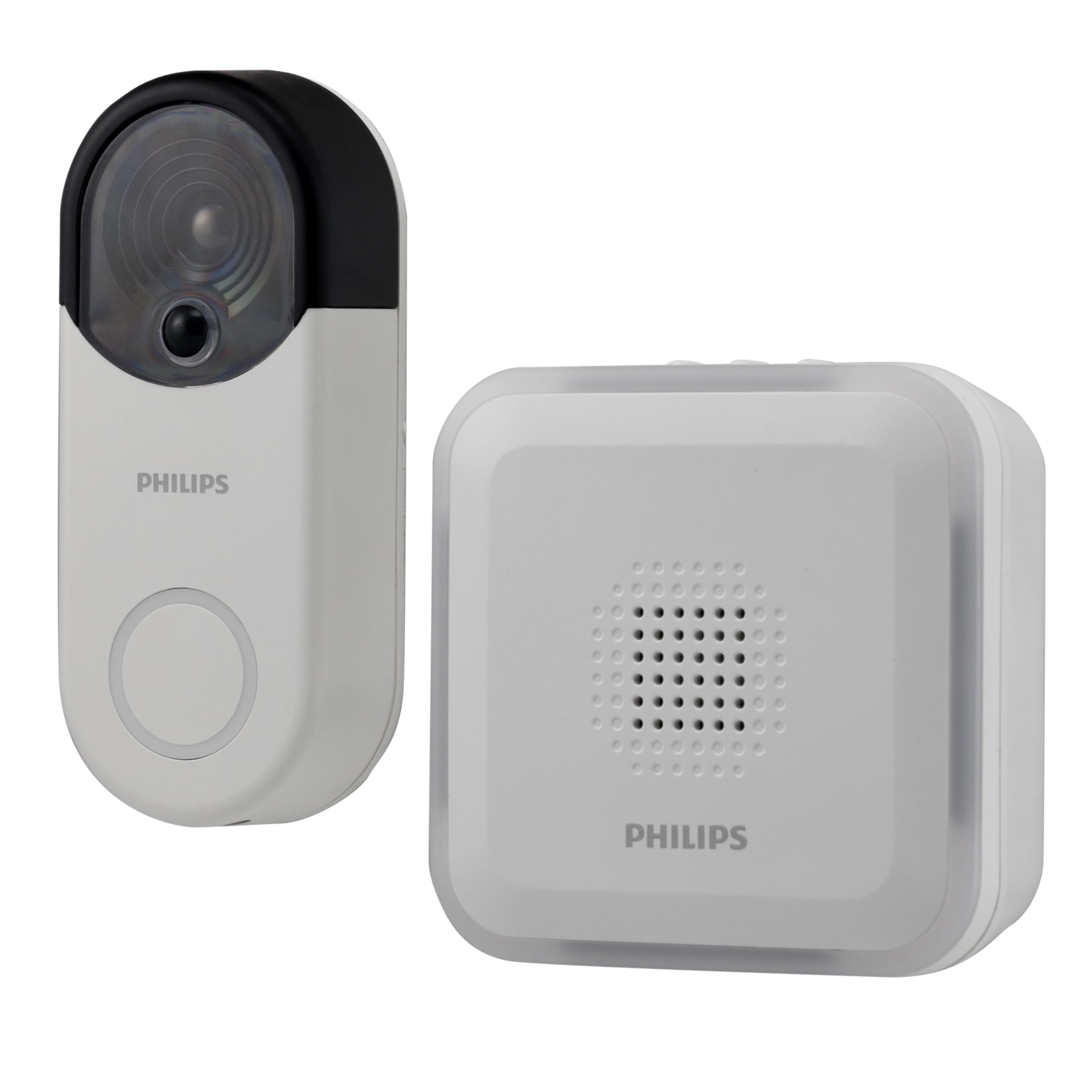 Philips Wireless Security Doorbell Chime Kit, Decoy Doorbell Camera, Motion Activated Light, Decoy Doorbell Home Security Camera