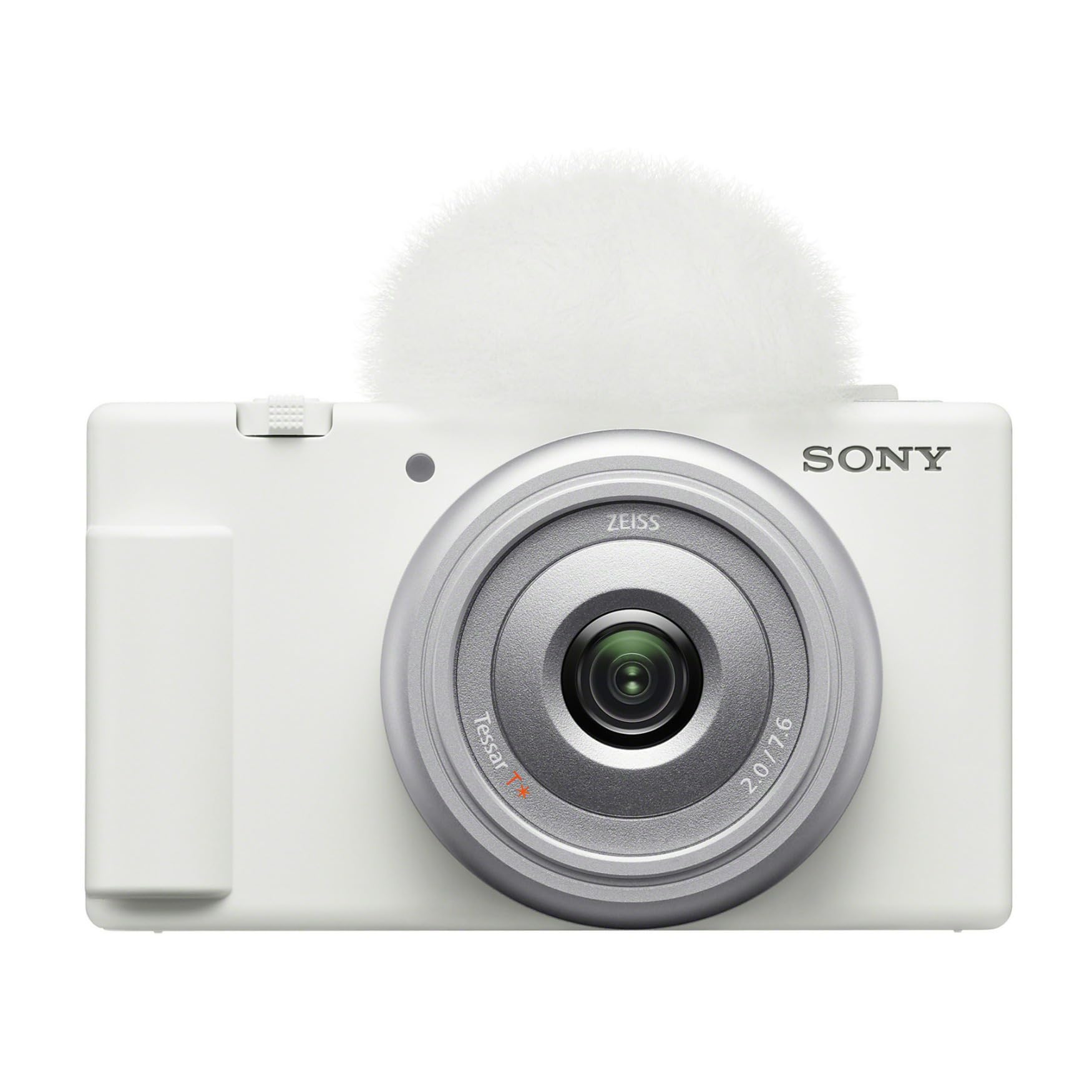 Sony ZV 1F Vlog Camera for Content Creators and Vloggers White