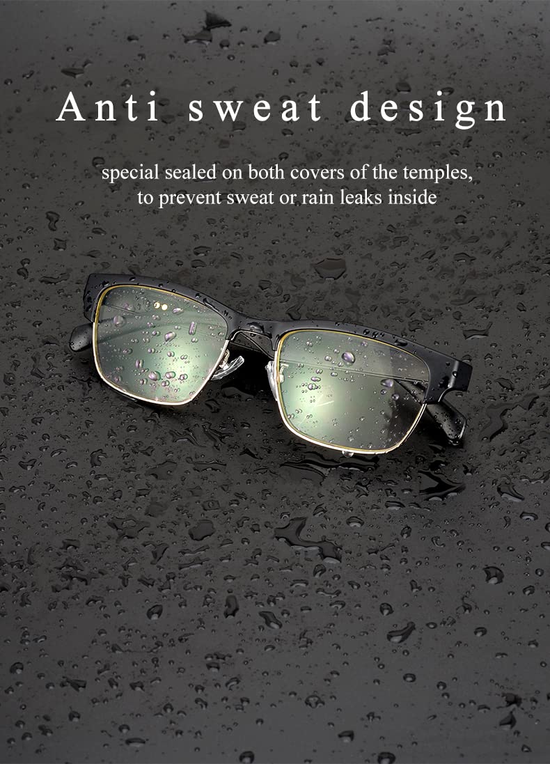 Ooavr Bluetooth Glasses,New Wireless Bluetooth Glasses,Smart Audio Glasses,Men'S/Women'S Indoor And Outdoor Entertainment Smart