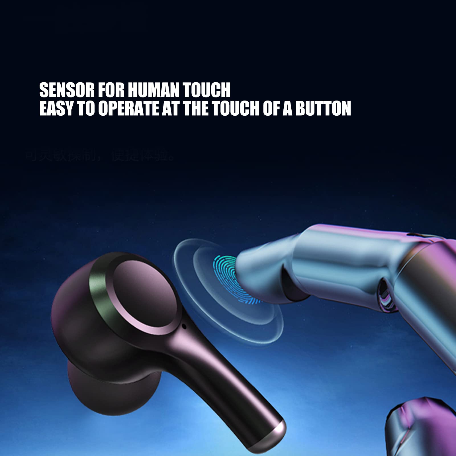 Language Translator Earbuds,Noise Canceling Bluetooth Translator Device,84 Languages 5 Modes Translator Ear Headset With Chargin