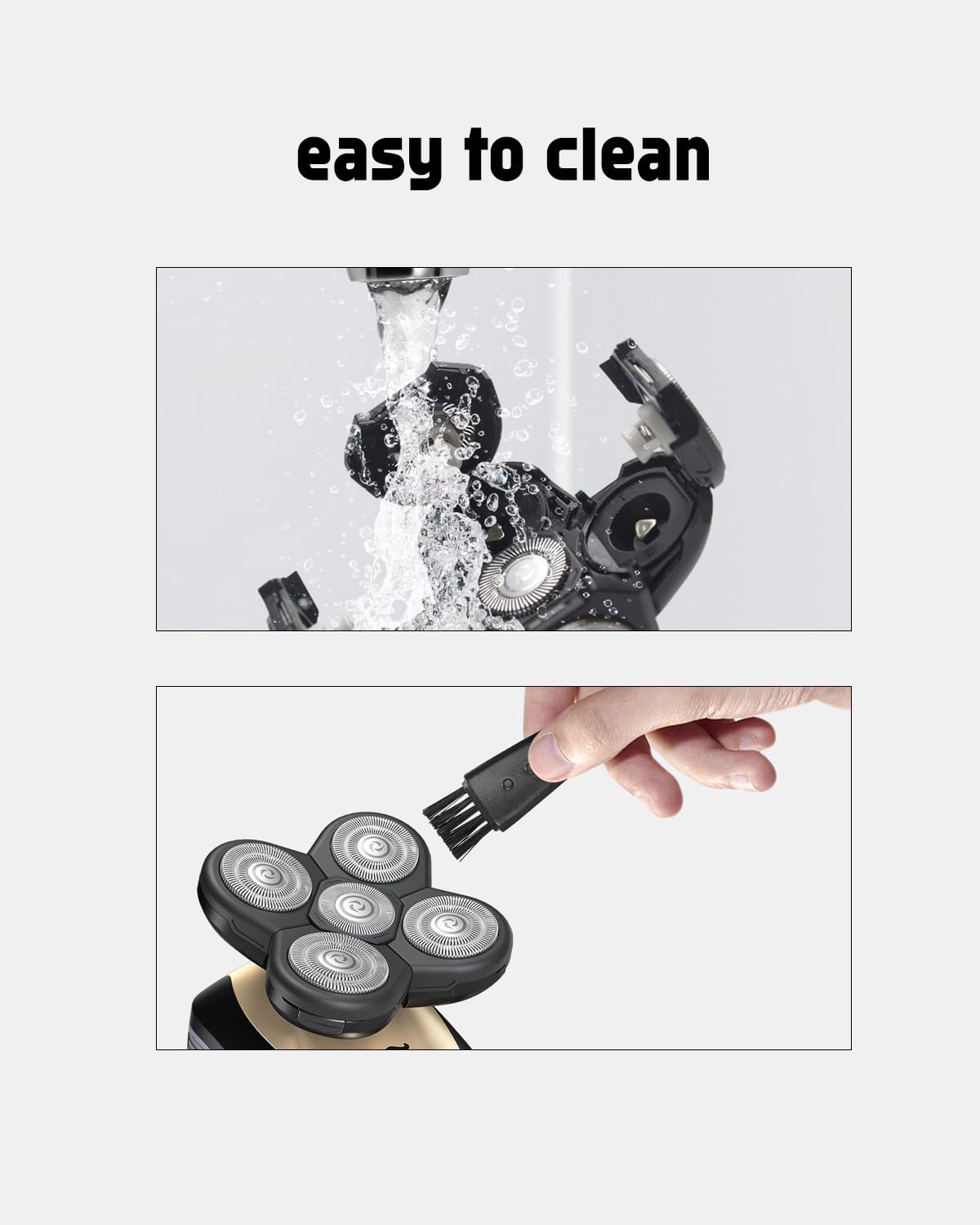 Uijino Head Shavers For Bald Men Freedom Blades, Freedom Razor Replacement Blades Freedom Razor Blades, 3Pack Head Shaver Replac