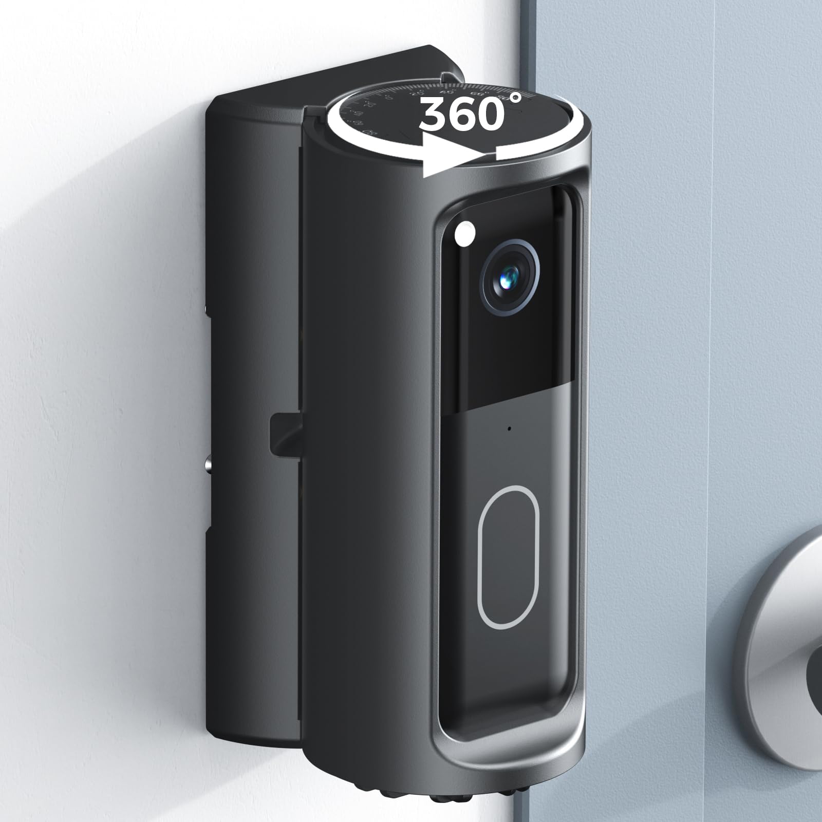 KERZEAT Blink Doorbell Mount Adjustable 360 Degree Angle Compatible with Blink Video Doorbell(2025 Model), No-Drill Camera Brack