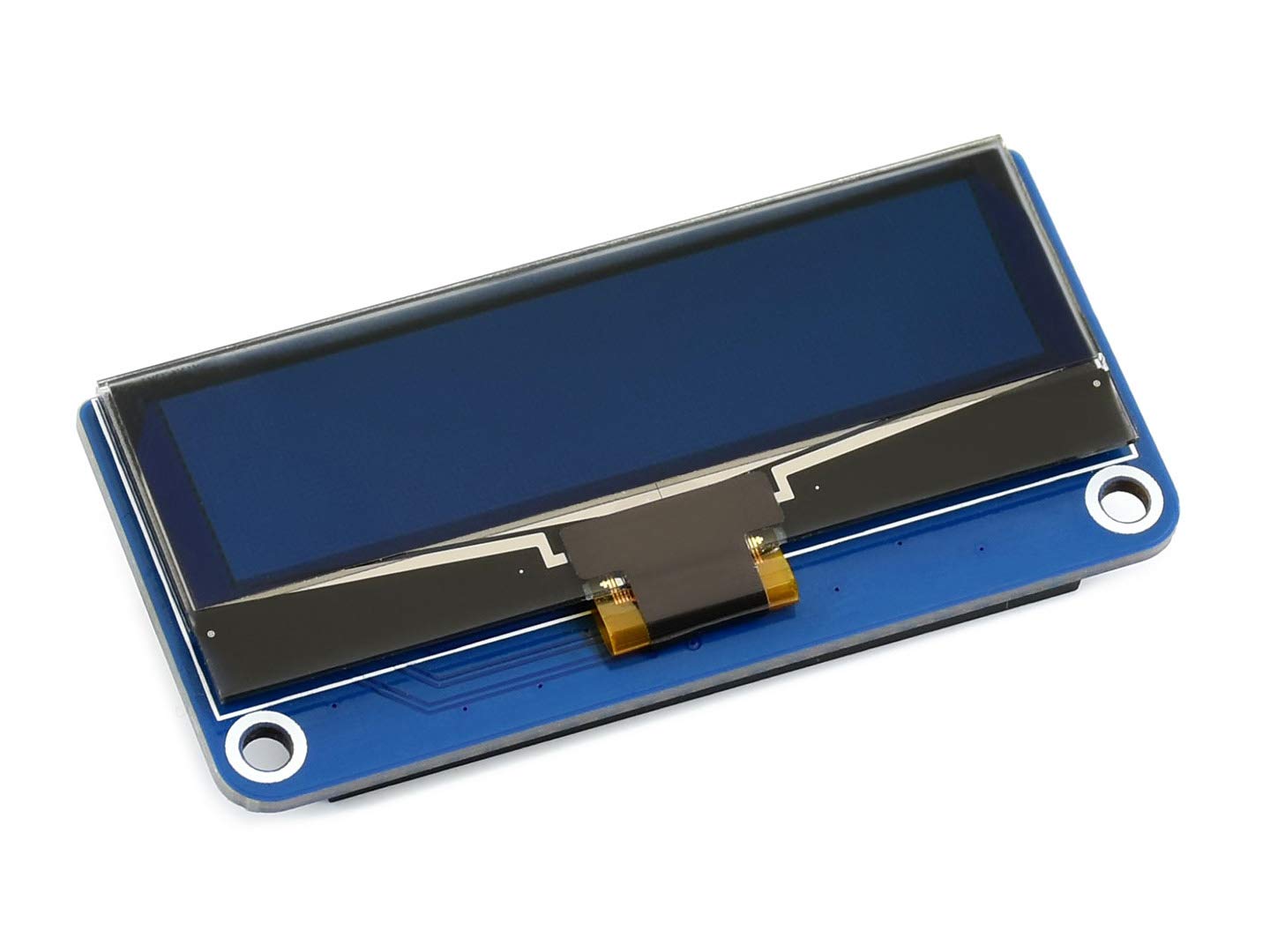 Waveshare 2.23Inch Oled Display Hat For Raspberry Pi 128  32 Pixels With Embedded 1305 Driver Communicating Via Spi Or I2C Inter