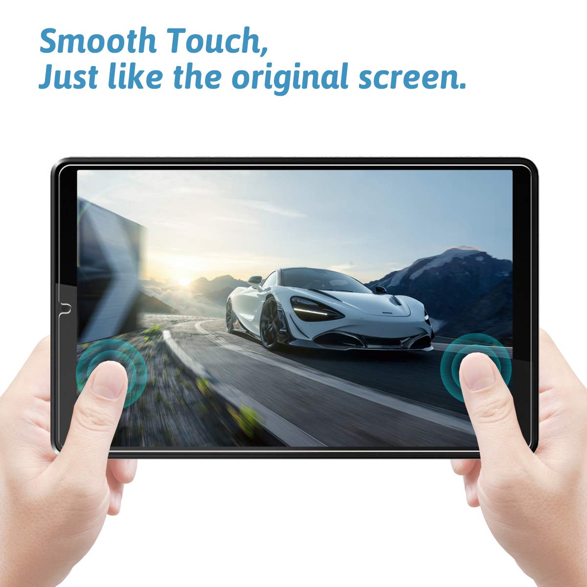 Gozopo [2 Pack Screen Protector For Lenovo Tab M8 (8 Inch), Scratch Resistant 9H Hardness Tempered Glass For Lenovo Tab M8 Table