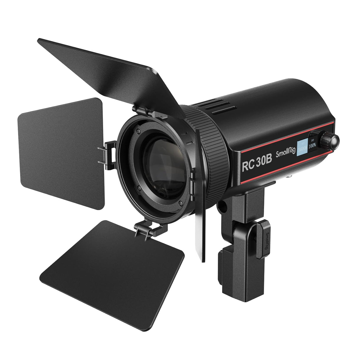 Smallrig Rc 30B Cob Video Light, 15 60 Beam Angle Adjustable, 30W Bi Color Video Light Cct 2700K 6500K, 10900 Lux@1M, Cri 96+, T