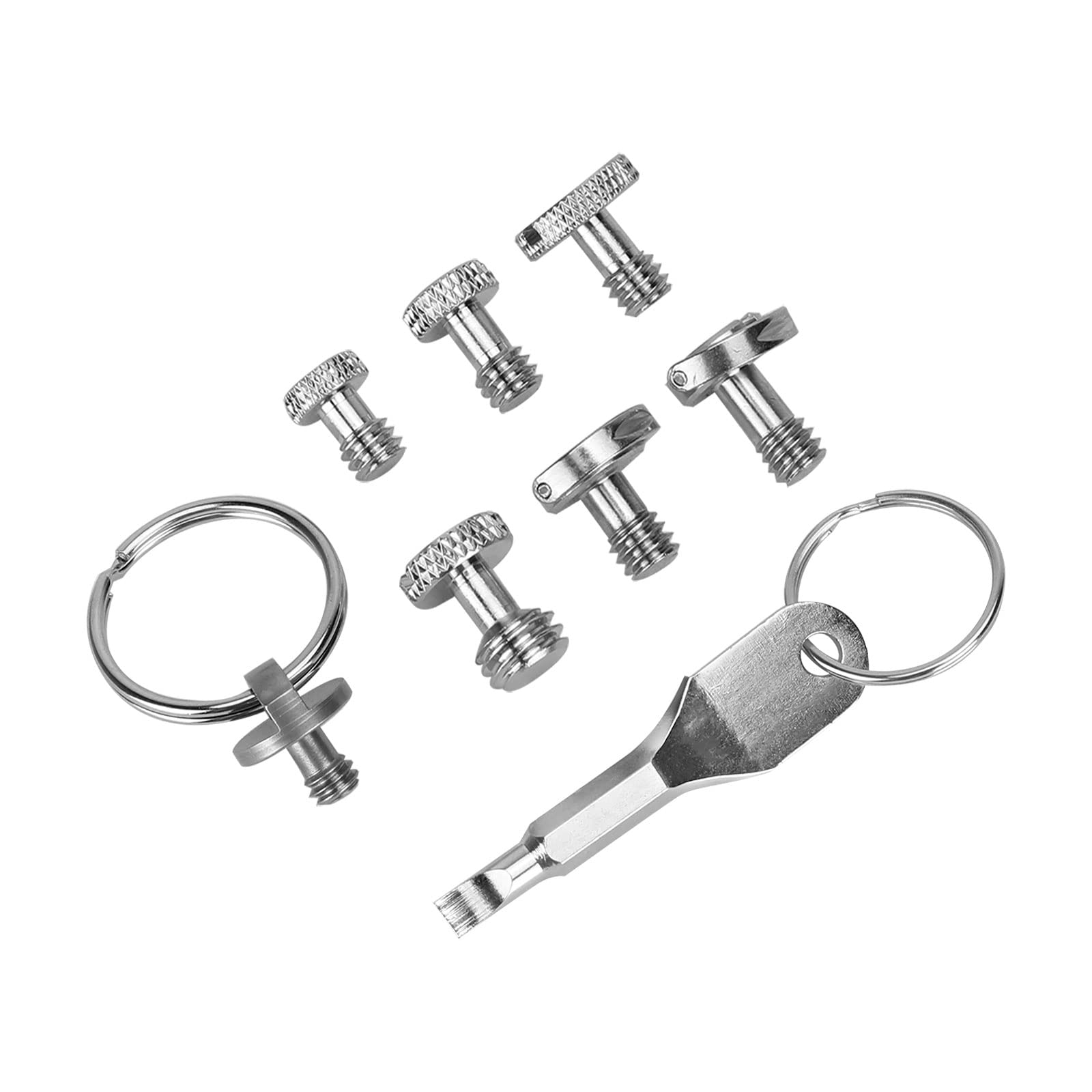 Szrig Camera Cage Screw Adapter With 1/4'' 20 & 3/8 16 Screw Pack For Tripod Screw Accessories(8 Pieces)