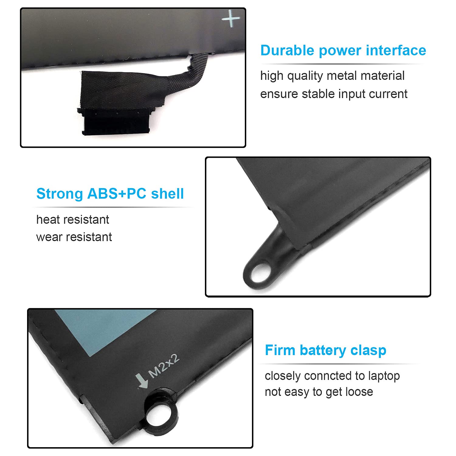 52Wh Dxgh8 7.6V Battery For Dell Xps 13 9370 9380 Inspiron 13 7390 7391 2 In 1 5390 5391 14 7490 Latitude 3301 Vostro 13 5390 53