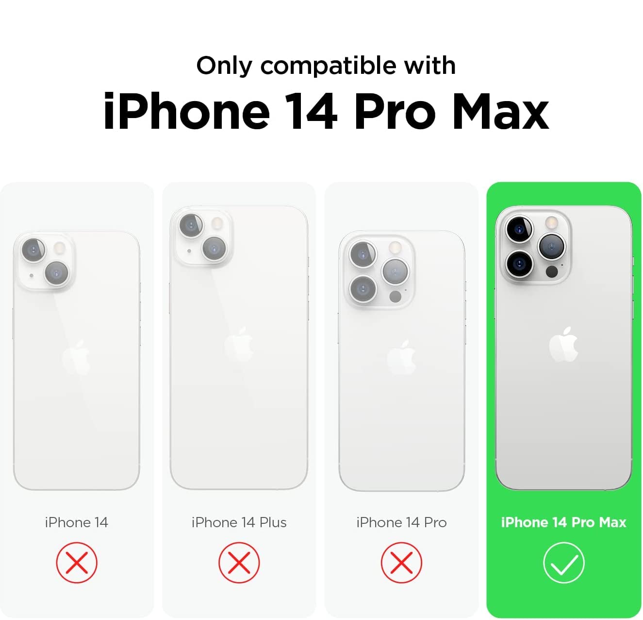 Oakxco For Iphone 14 Pro Max Phone Case Liquid Silicone, Cute Thin Slim Soft Rubber Tpu Plain Smooth Gel Cover For Women Girl, M