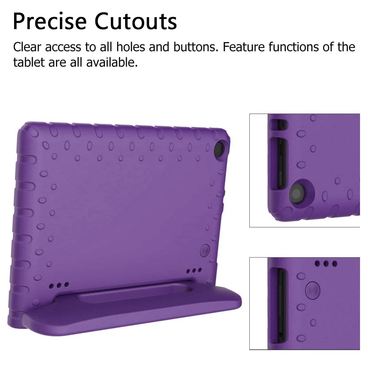 Kids Case For Fire Hd 8 6Th/7Th/8Th Generation (2016/2017/2018 Release) Kids Friendly & Soft Flexible Shockproof Case Lightweigh