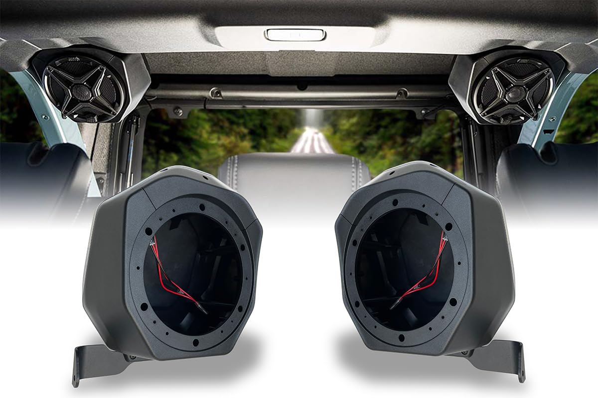 SSV Works BRB65U 20212023 4Door Ford Bronco Rear Speaker Pod AddOns (Unloaded)