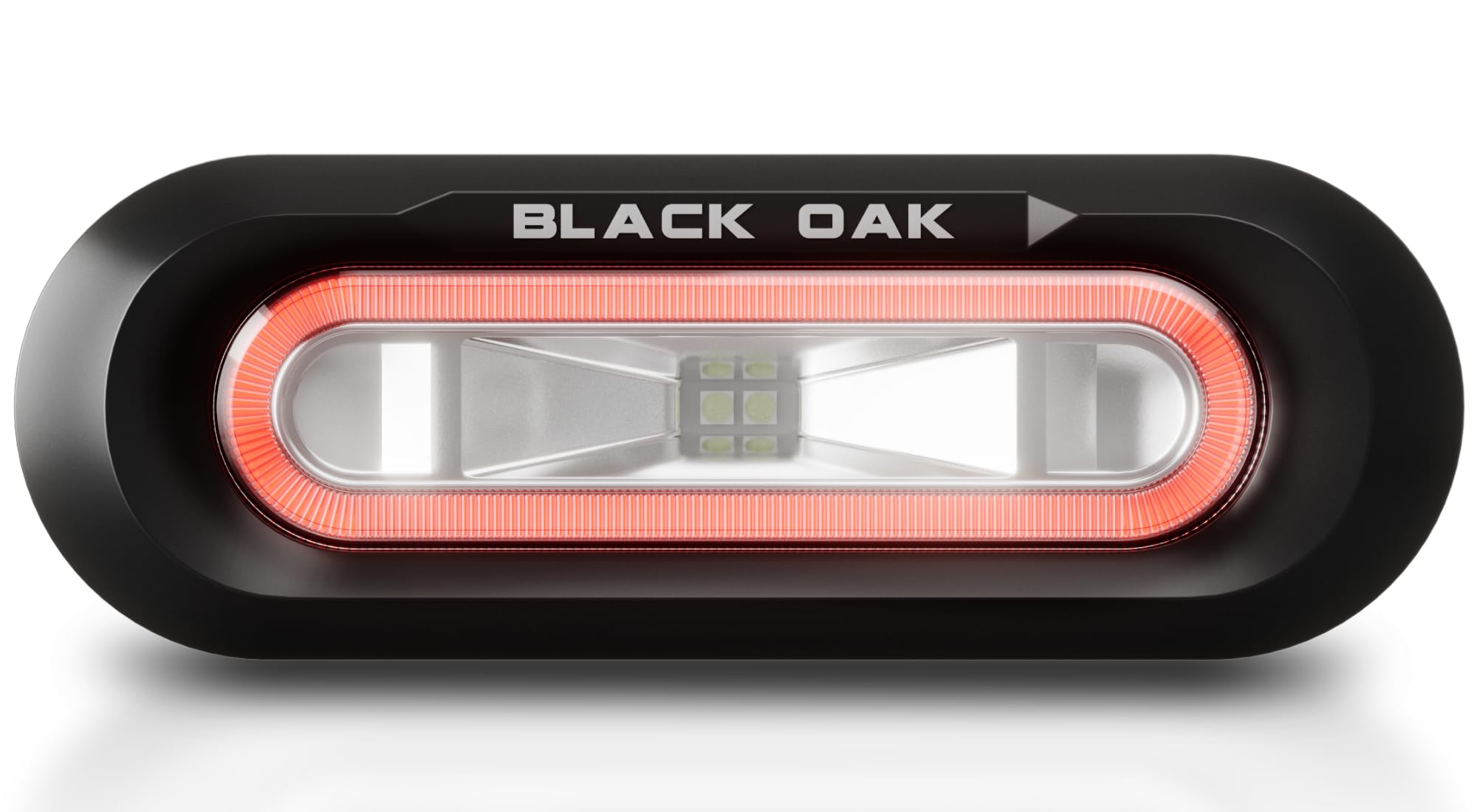 Black Oak Low Pro&Trade; Flush - Black Housing - Red Led,WBEEAB0F8F4WN73