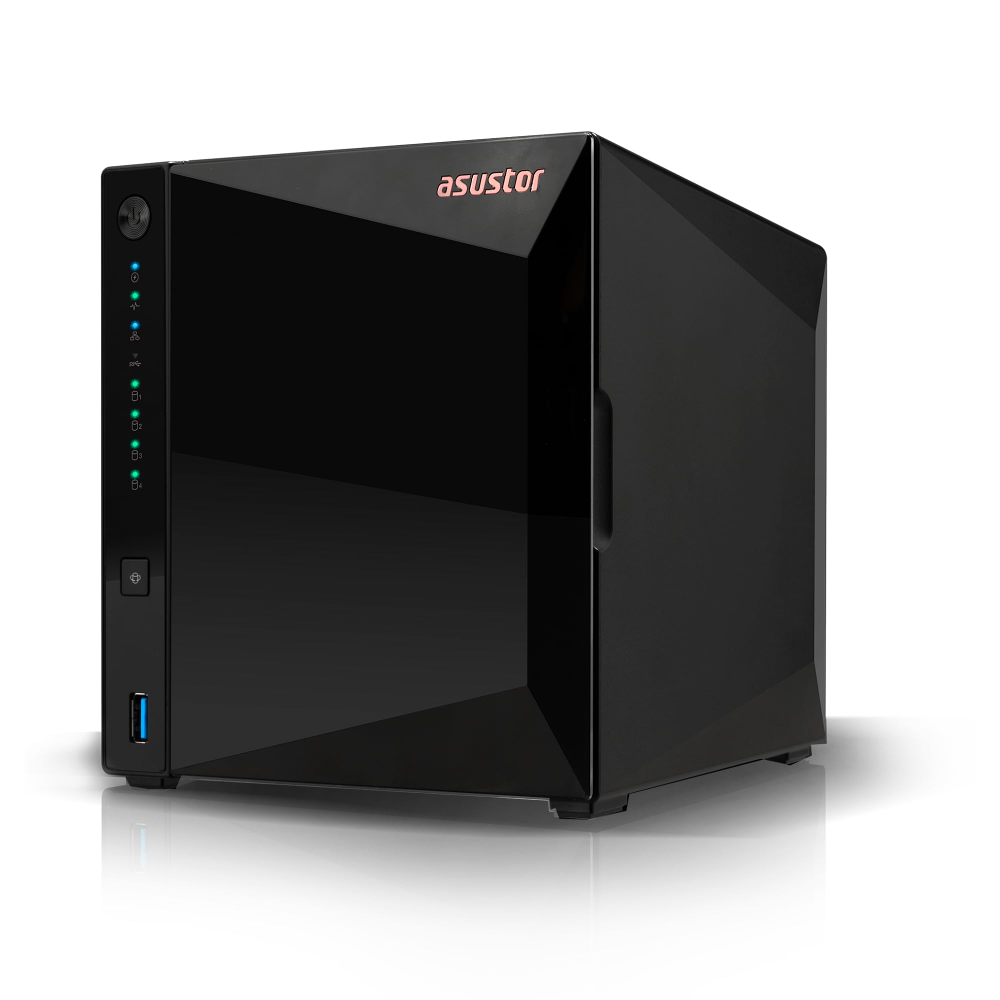 Asustor Drivestor 4 Pro Gen2 As3304T V2, 4 Bay Nas, 1.7Ghz Quad Core, 2.5Gbe Port, 2Gb Ram Ddr4, Small Home Media Server, Networ