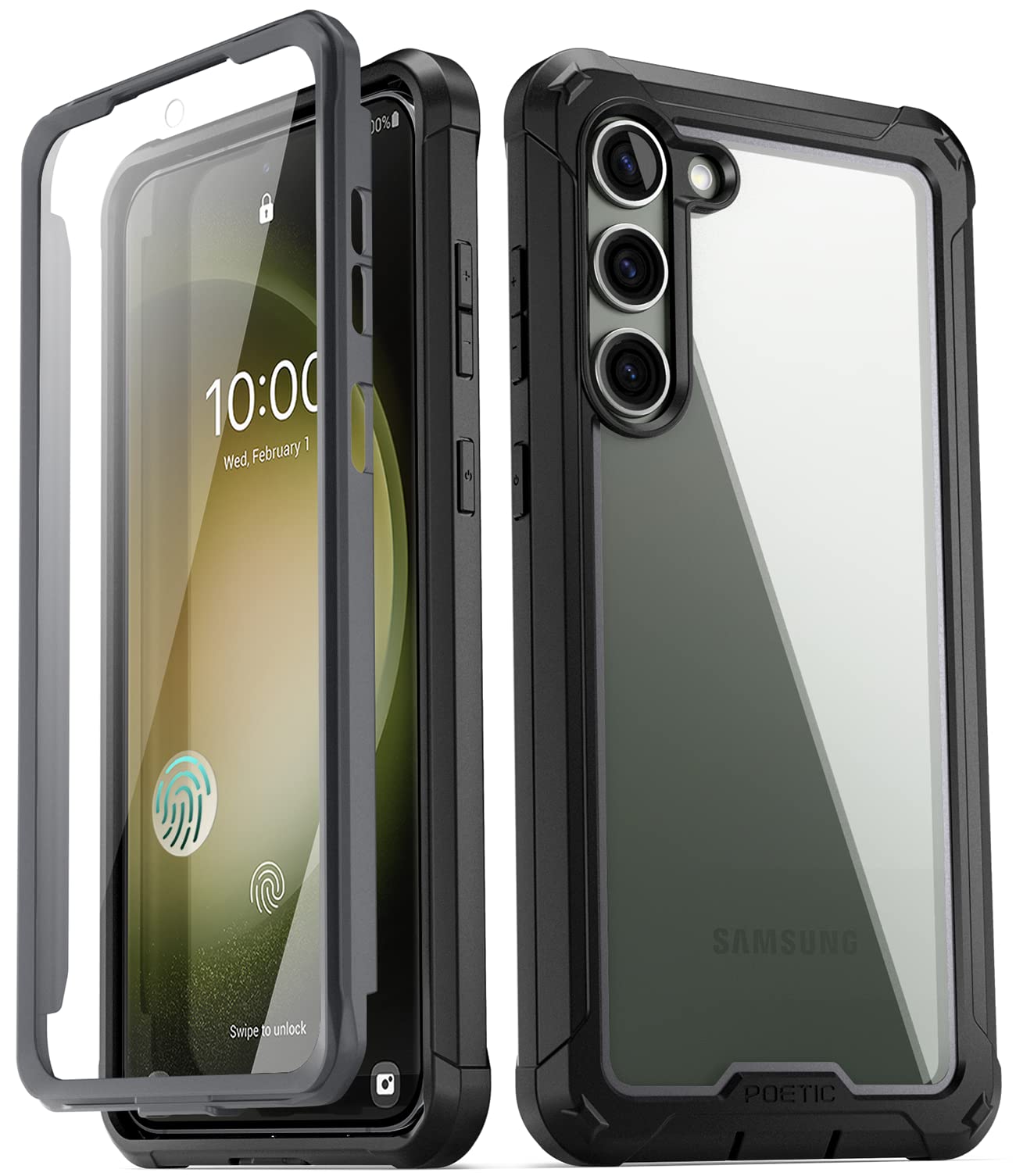 Poetic Guardian Case For Samsung Galaxy S23 Plus 5G 67 (2023) 20 Ft Mil Grade Drop Tested], Built In Screen Protector Work With