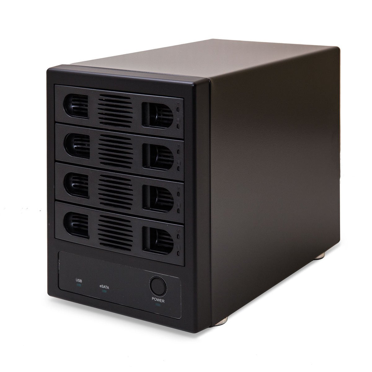 Syba SY-ENC50104 4 Bay 3.5    SATA III HDD Non-RAID Enclosure - Supports USB 3.0 & eSATA Interface, Black