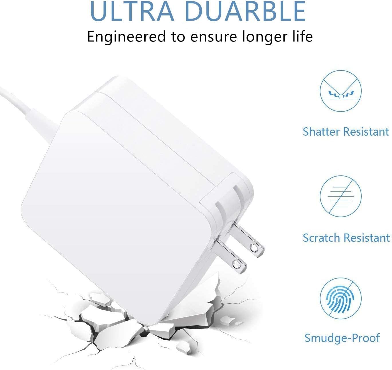 Mac Book Pro Charger,Replacement For Ac 85W 2T Tip Connector Power Adapter,Compatible With Mac Pro 15 Inch And 13 Inch(2012 2017