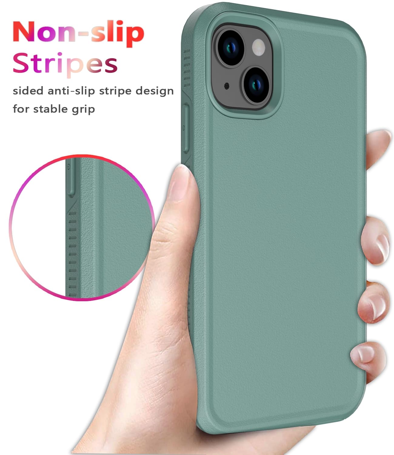Diverbox For Iphone 14 Case [Shockproof] [Dropproof] [Tempered Glass Screen Protector ],Heavy Duty Protection Phone Case Cover F