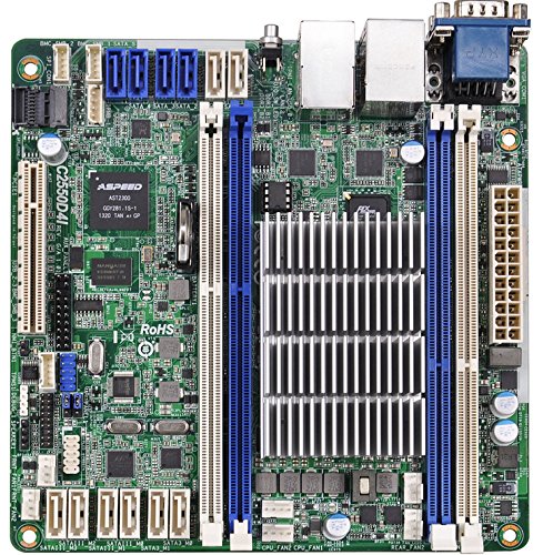 ASRock MB C2550D4I C0 Avoton C2550 DDR3 MiniITX gift pack Retail