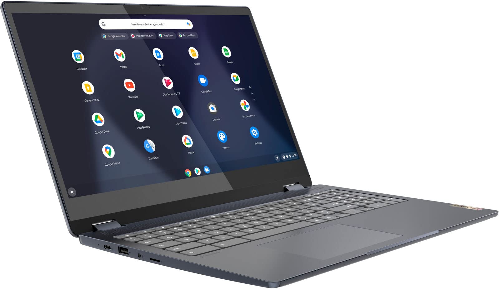 Lenovo Flagship Flex 2 In 1 Chromebook 15.6Inches Fhd Touchscreen Business Student Laptop Intel Celeron N4500 Processor 4Gb Ram