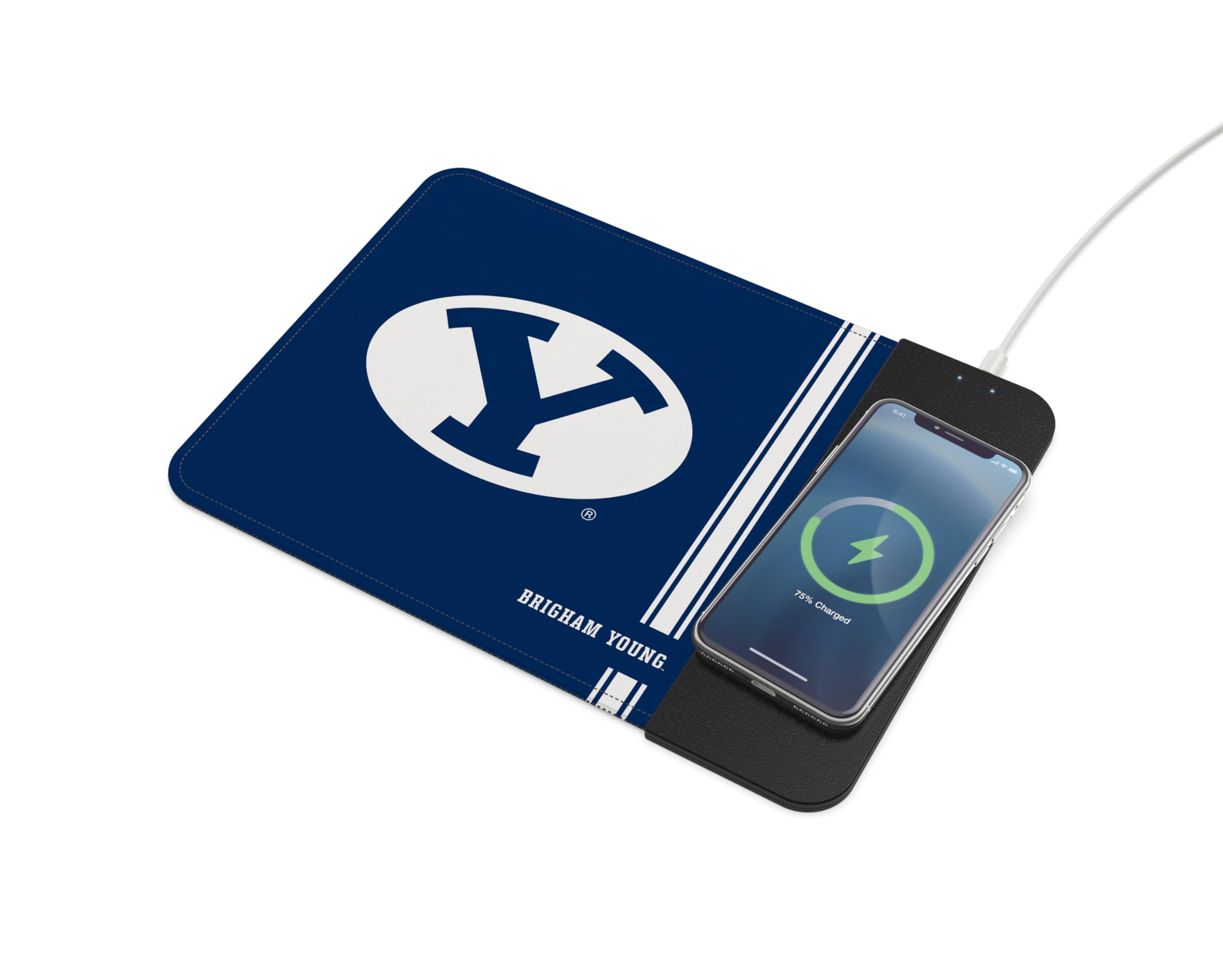 Soar Ncaa Wireless Charging Mouse Pad, Byu Cougars
