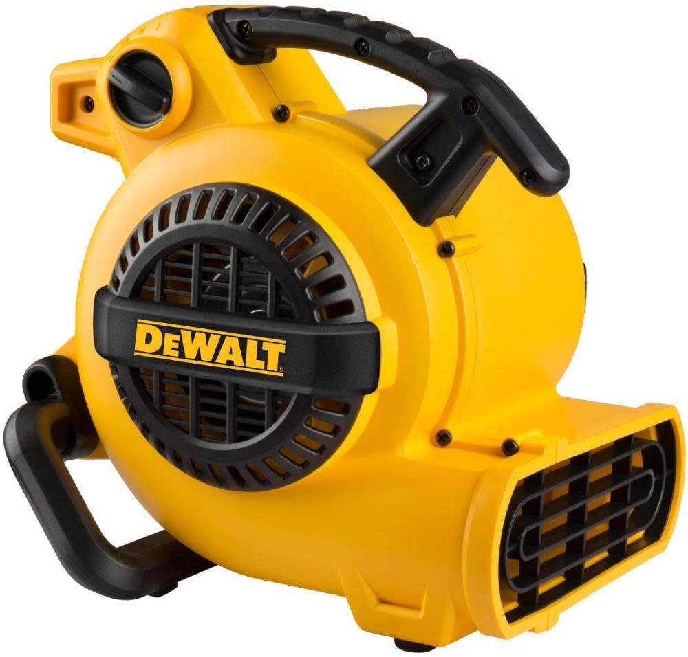 Dewalt Portable Air Mover, 276W 3 Speed Floor Fan, Utility Blower Fan, 1/5 Hp 600 Cfm Floor Dryer, Carpet Dryer, Floor Fan, Blow
