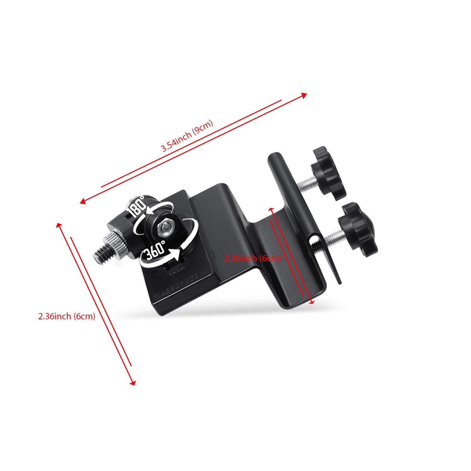 Wasserstein Weatherproof Gutter Mount With Universal Screw Adapter   Compatible With Blink Outdoor/Outdoor 4/Xt/Xt2 (1 Pack, Bla