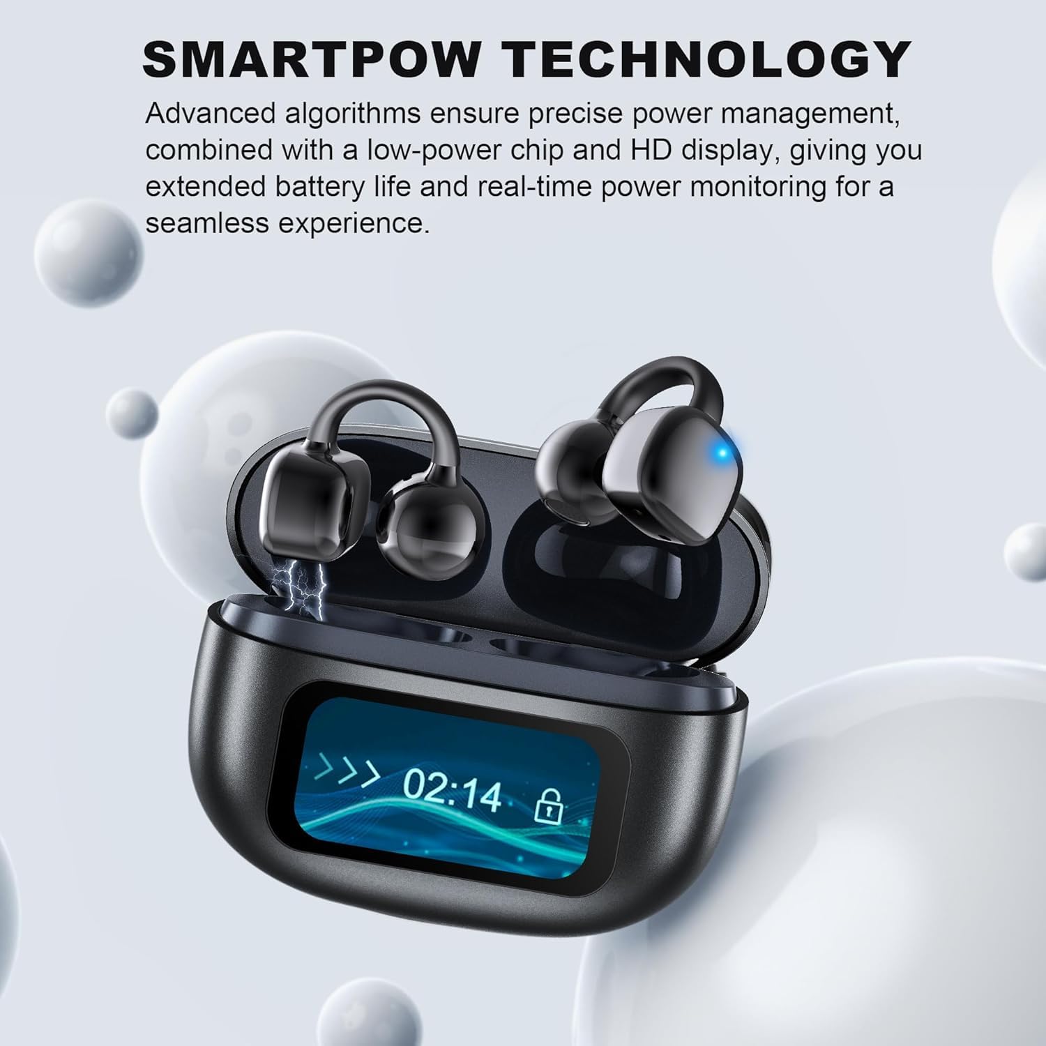 Ai Translation Earbuds Real Time, Translator Earbuds 144 Languages & Accents, 3-In-1 Translating Earbud Open Ear Clip-On Design,