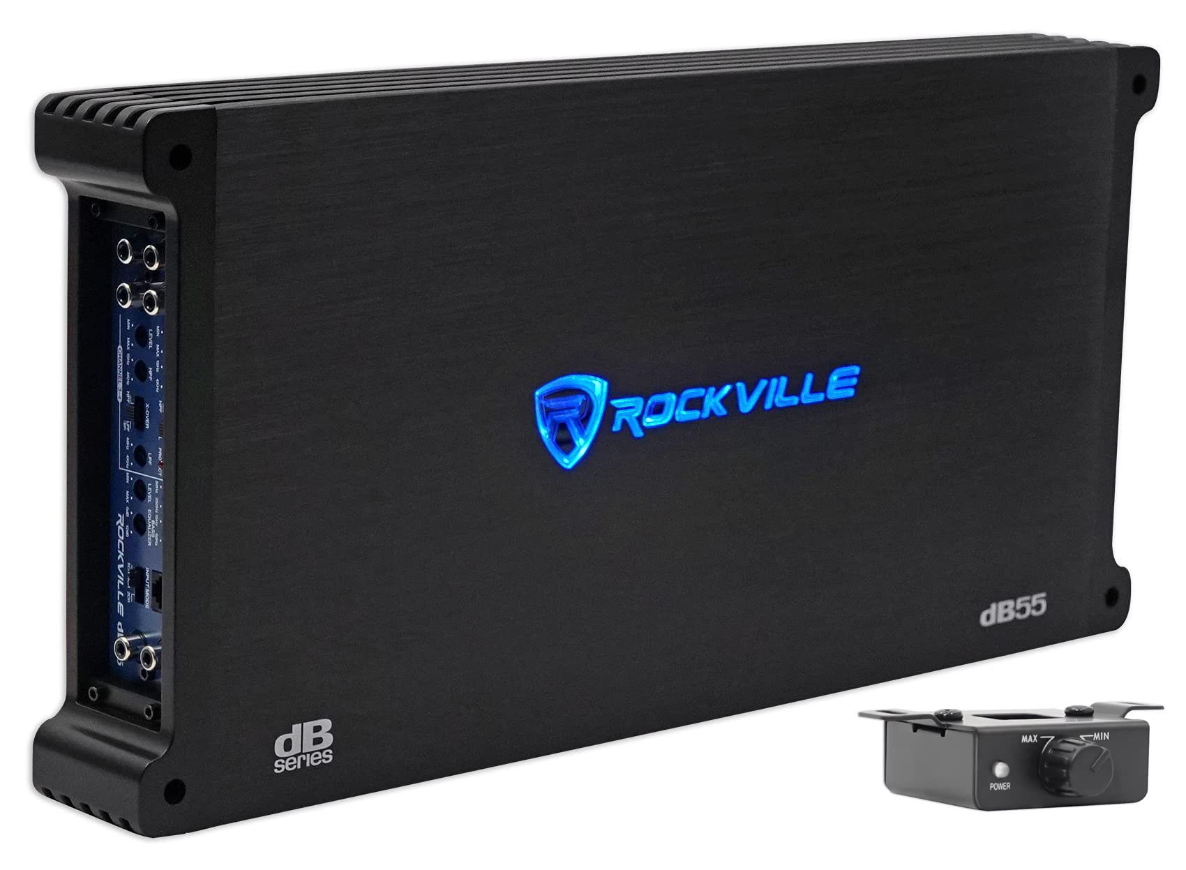 Rockville Db55 4000 Watt/1000W Cea Rms 5 Channel Amplifier Car Stereo Amp, Loud!