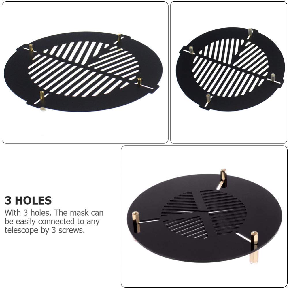 Scicalife Bahtinov Focusing Aluminum Alloy Focusing 60Mm For Telescopes Dew Shield Diameter Sky Watcher Refractors Black