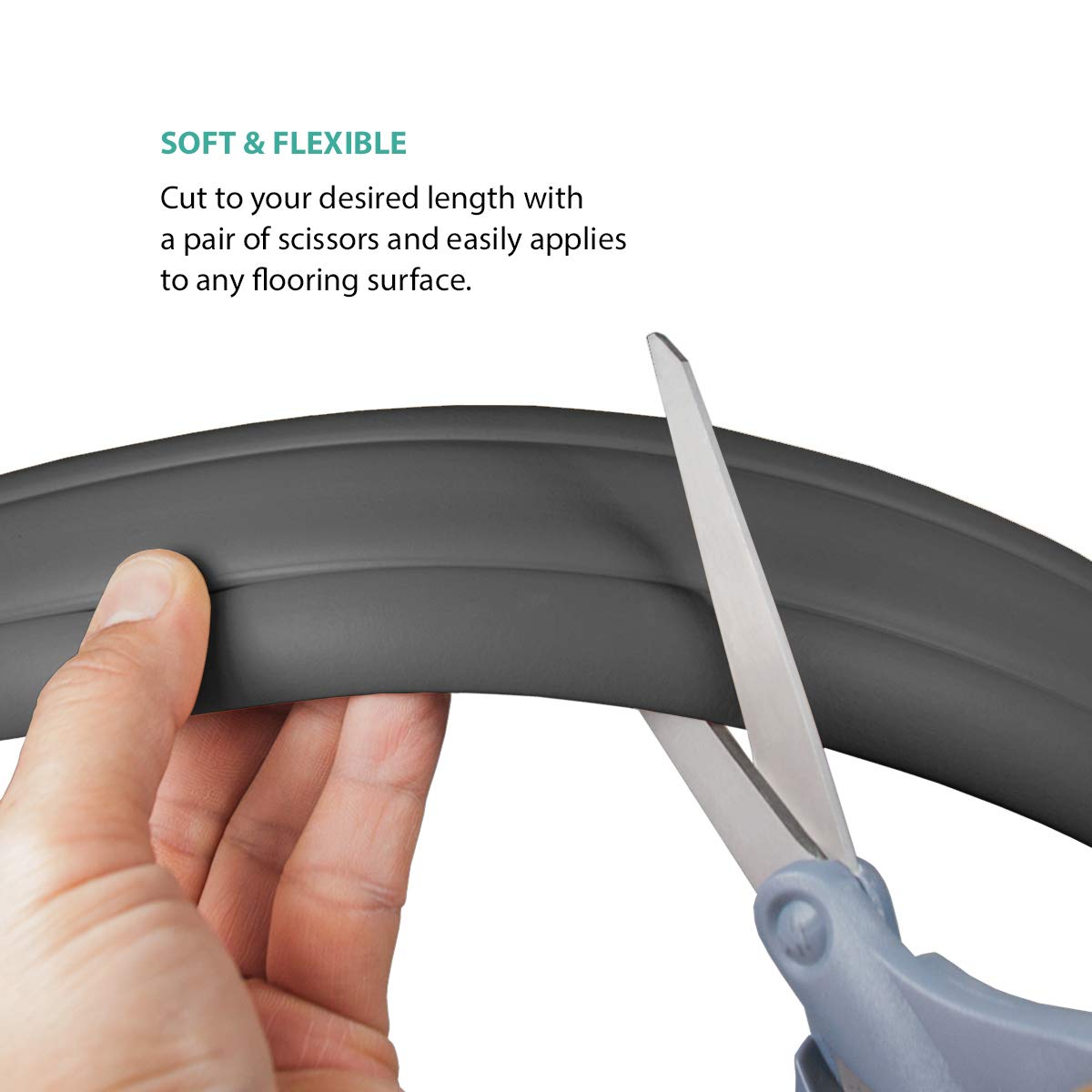 Ut Wire 15 Feet Cord Protector With 3 Channels For Floor, 15Ft, Gray