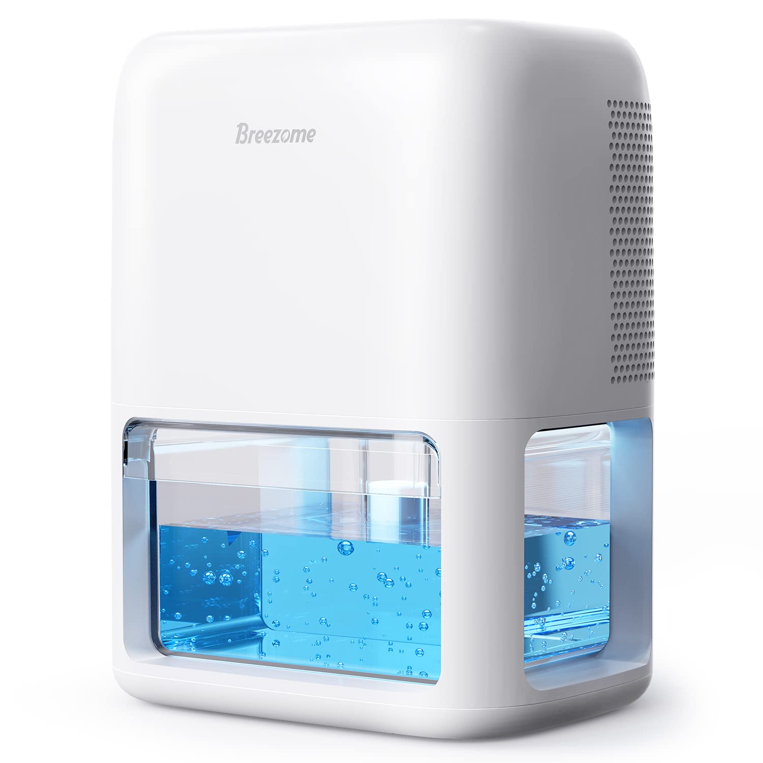 Breezome 60 Oz Dehumidifiers For Home, Dual Semiconductor Quiet Dehumidifier With Timer Sleep Mode Auto Off 7 Colors Light Porta