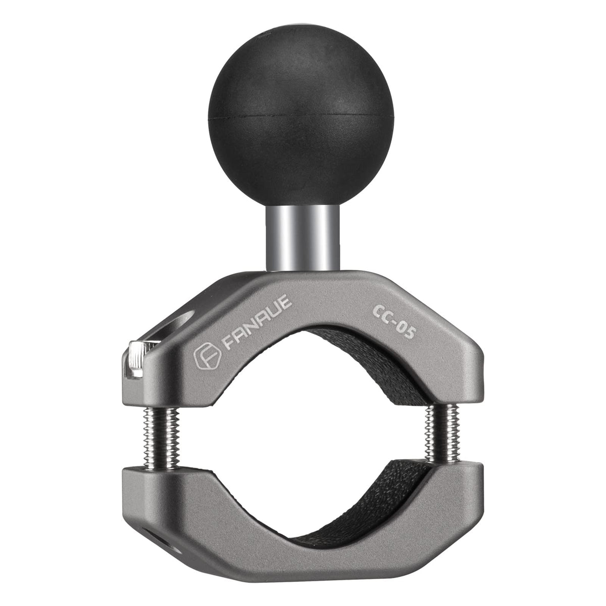 Fanaue Cc 05 Aluminum Handlebar Clamp Mount U Bolt Base Compatible With Ram Mounts B Size 1 Inch Ball Double Socket Arm & Bike M