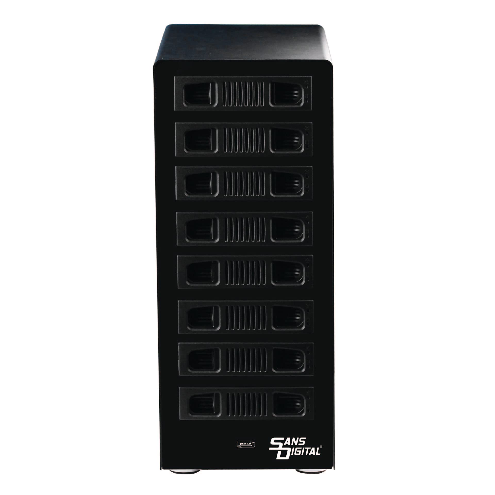 Sans Digital MobileRAID MR8UT6G New Generation 8-Bay 3.5 inch SATA to USB 3.0 / eSATA Hardware RAID (00/50) / Spanning / JBOD