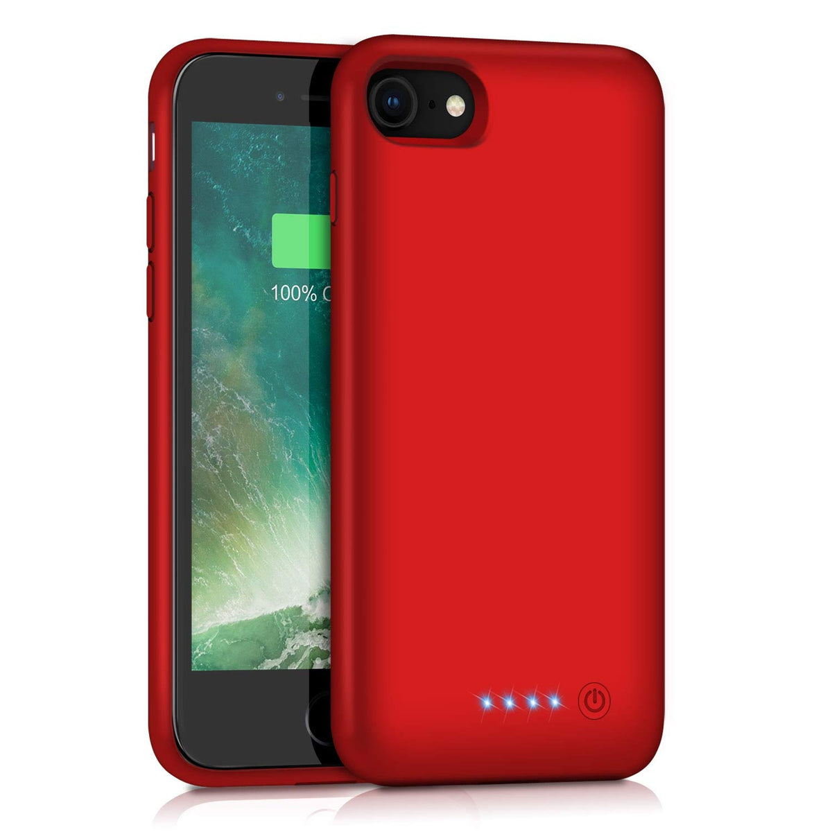 Yho Battery Case For Iphone 8/7/6S/6/Se(2020),6000Mah Portable Rechargeable Charger Case For Iphone 6S/6 Extended Battery Pack F