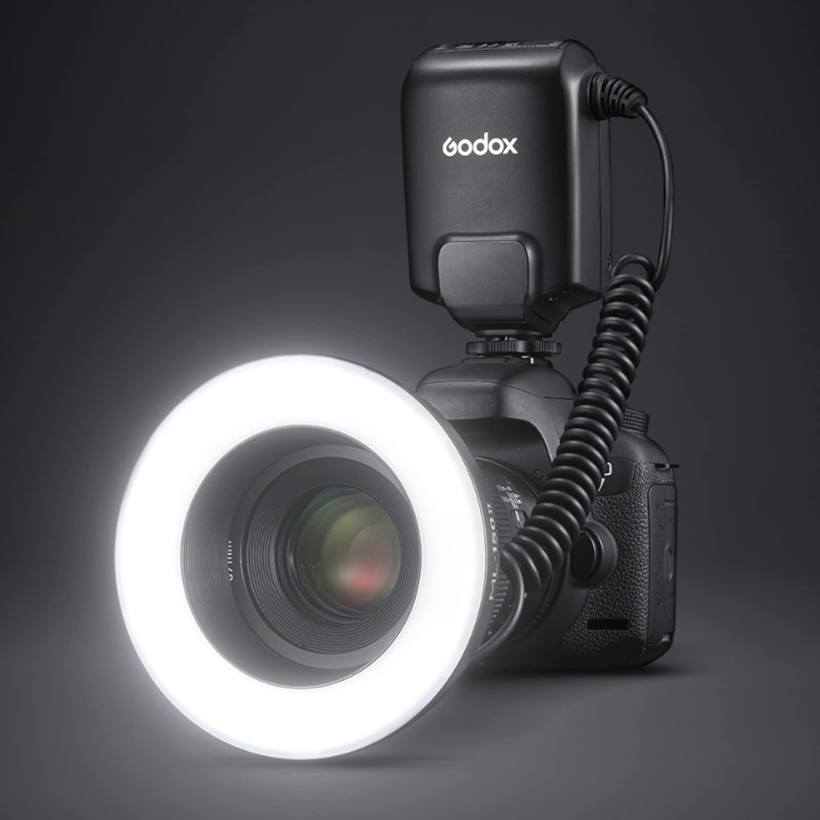 Godox Ml-150Ii Ml150Ii Macro Led Ring Flash Speedlite Gn12 0.1-2S Recycle Time 5800K200K For Sony Canon Nikon Fuji Olympus Panas