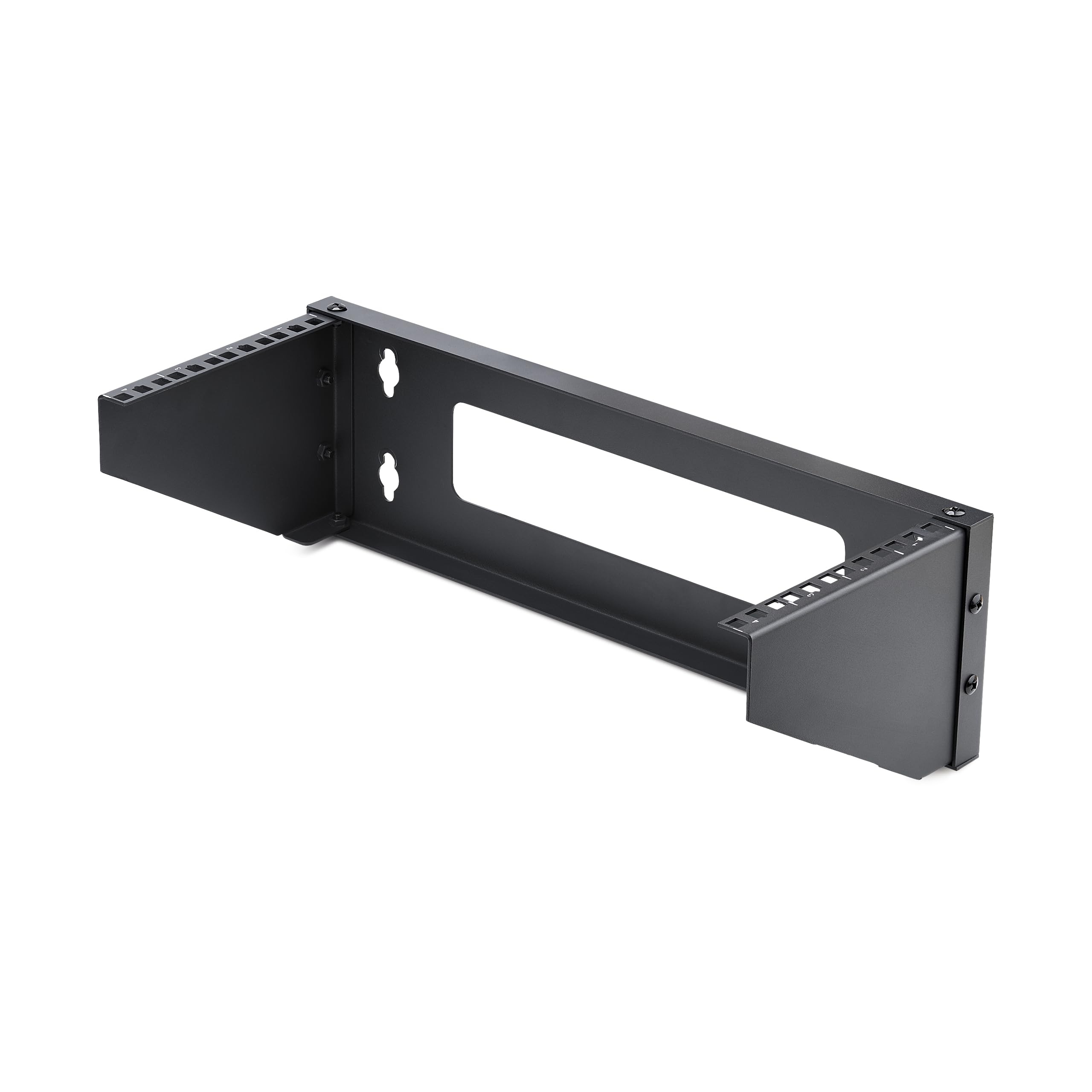 StarTech.com 4U Vertical Wall-Mount Bracket for 19inch Rack Mountable Equipment, 121lb/55kg Capacity, for Patch Panels/Servers